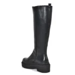 Bota Cano Alto Via Marte Preto - Imagem 4