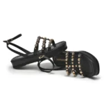Sandália Papete Flatform Via Marte Preto - Imagem 4
