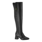Bota Vizzano Over The Knee Salto Bloco Preta