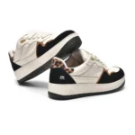 Tênis Via Marte Flatform com Recortes e Animal Print Onça - Imagem 2