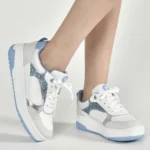 Tênis Chunky Via Marte Branco e Azul - Imagem 2