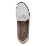 Mocassim Loafer Modare Ultraconforto Matelassê Flatform Off White - Imagem 2
