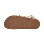 Sandália Flatform Beira Rio Conforto com Corda e Maxi Fivela Off White - Imagem 5