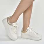 Tênis Via Marte Flatform Branco com Zíper - Imagem 2
